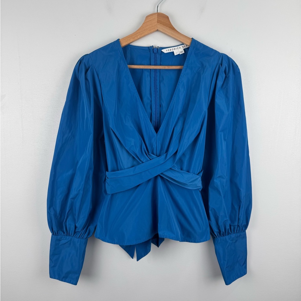 Veronica Beard Seema Taffeta Top